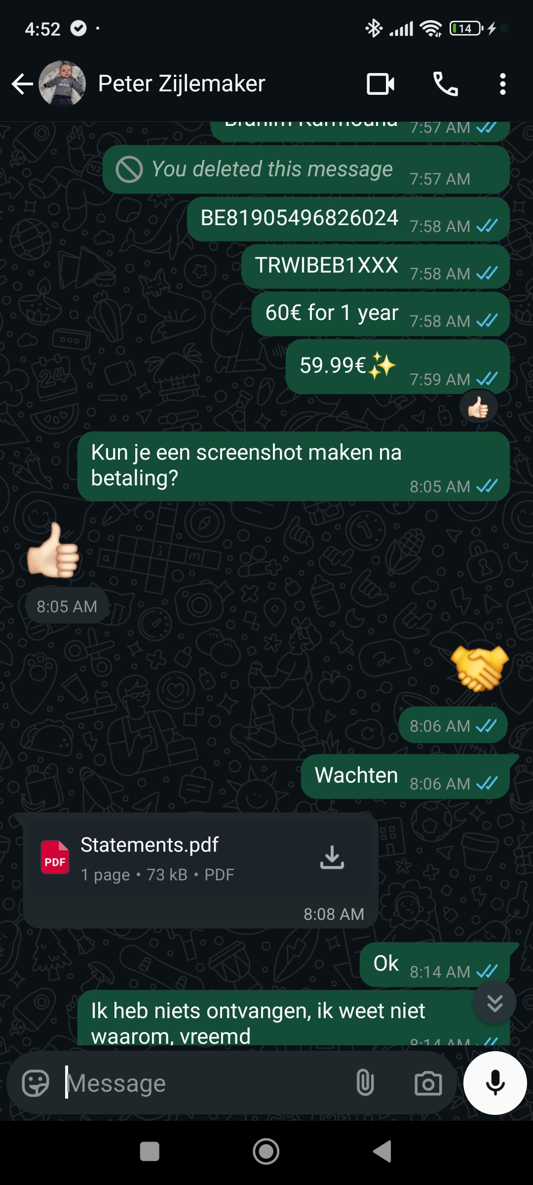 Conversation screenshot 16ss97z3749mg89